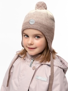 Шапка для девочки NIKASTYLE 11м10225 Молоко Какао