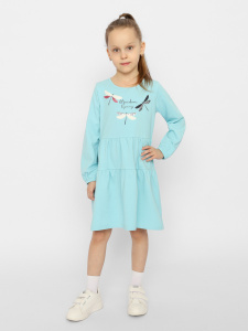 Платье для девочки Cherubino CSKG 63440-43-350 Голубой