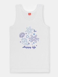 Майка для девочки CSJG 20086-20 Белый