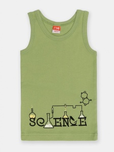 Майка для мальчика CSKB 20079-34 Оливковый