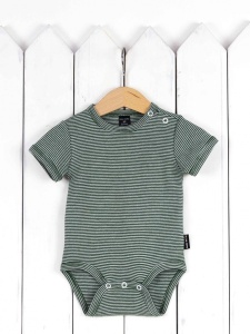 Боди для мальчика Baby Boom Б98/4-И Зелёная полоска я703