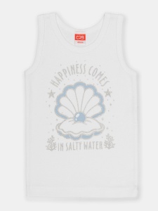 Майка для девочки CSKG 20083-20 Белый