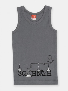 Майка для мальчика CSKB 20079-48 Темно-серый