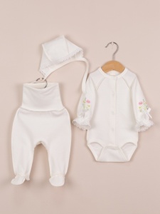 Комплект для девочки Baby Boom КН165/1-И Молоко я737