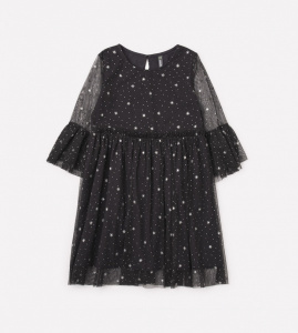 Платье для девочки Crockid К 5579/1 темно-серый