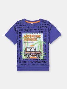 Футболка для мальчика CSKB 63108-44-318 Фиолетовый