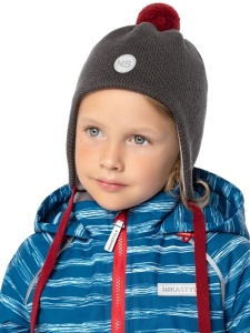 Шапка для мальчика NIKASTYLE 11м10325 Графит