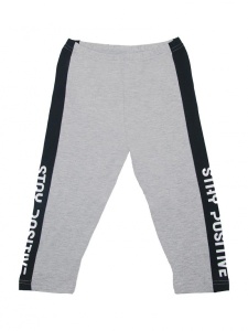 Бриджи для девочки CSJG 70227-11-322 Светло-серый меланж