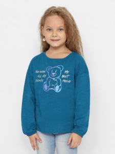 Джемпер для девочки CWKG 63728-39-389 Морская волна