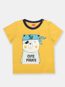 Футболка для мальчика CSBB 63589-30-380 Желтый