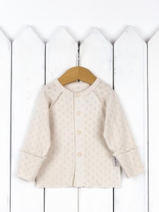 Распашонка детская Baby Boom Р52/3-Р я712 Ажур шампань