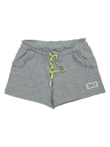 Шорты для девочки CSKG 70191-11-311 Светло-серый меланж