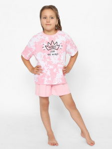 Пижама для девочки Cherubino CWJG 50154-27 Розовый