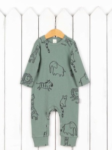 Комбинезон для мальчика Baby Boom К383/3-К Сафари на шалфее я736