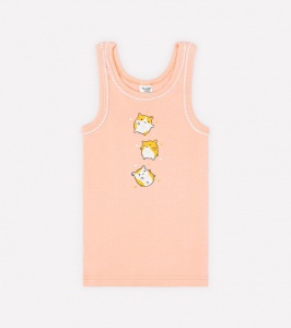 Майка для девочки Crockid К 1066 бегония (хомячки)