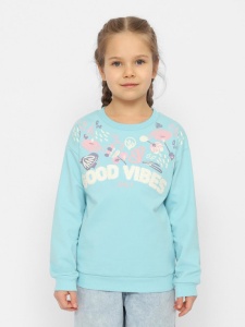 Джемпер для девочки CSKG 63439-43-350 Голубой