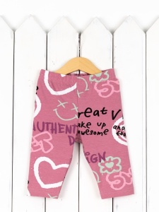 Легинсы для девочки Baby Boom П67/11-К Граффити Б117