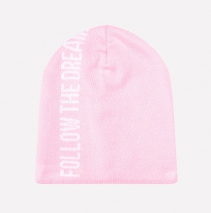 Шапка для девочки демисезонная Crockid КВ 20090 нежно-розовый