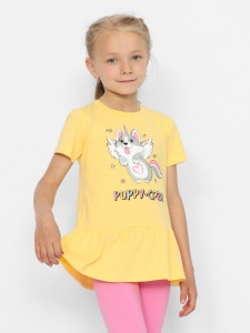 Футболка для девочки CWKG 63402-30 Желтый