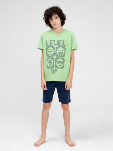 Пижама для мальчика Cherubino CWJB 50141-37 Зеленый