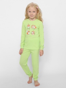 Пижама для девочки CWKG 50149-36 Лайм