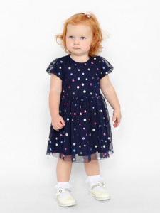 Платье для девочки Cherubino CWNG 63628-41 Темно-синий
