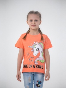 Футболка для девочки CSKG 63101-28-317 Коралловый