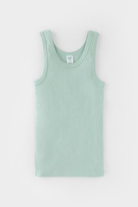 Майка для мальчика Crockid К 1182-2 голубая дымка, пальмы (дымка)