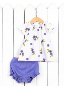 Комплект для девочки Baby Boom КД547/1 я727 Голубика + фиолетовый
