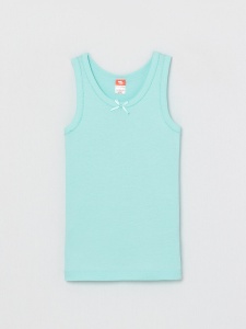 Майка для девочки CAKG 20022-40 Светло-бирюзовый