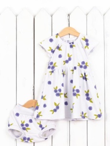 Комплект для девочки Baby Boom КД548/1 Голубика я727