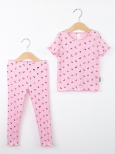 Комплект для девочки Baby Boom КД456/22-К  Вишенки на розовом