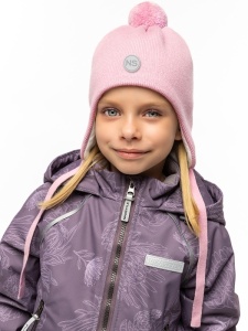 Шапка для девочки NIKASTYLE 11м10225 Пудра