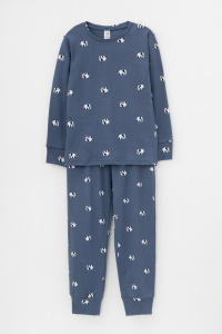 Пижама для мальчика Crockid К 1552 слоники на грозовой туче