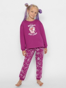 Пижама для девочки CWKG 50151-24 Бордовый