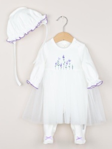 Комплект для девочки Baby Boom КН177/1-И Лаванда + Молоко я738