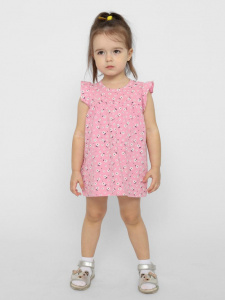 Боди-платье для девочки Cherubino CSBG 40060-27-376 Розовый