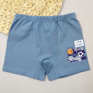 Трусы боксеры для мальчика DR 3362-991 Темно-голубой Strong