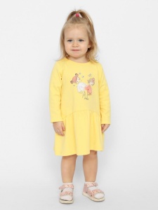 Платье для девочки CSNG 63416-30-347 Желтый