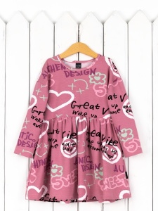 Платье для девочки Baby Boom С245/1-К Граффити Б117