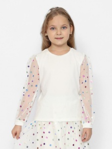 Джемпер для девочки CWKG 63632-21 Экрю