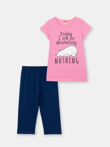 Пижама для девочки CSJG 50066-27 Розовый