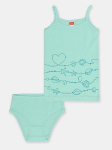 Комплект для девочки CSJG 30042-38 Ментоловый