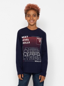 Джемпер для мальчика CWJB 63722-41-388 Темно-синий