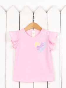 Футболка для девочки Baby Boom Ф157/3-К Светло-розовый