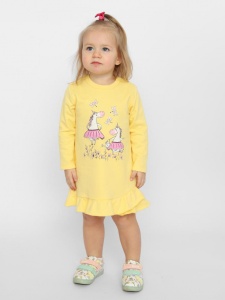 Платье для девочки CSNG 63419-30-347 Желтый