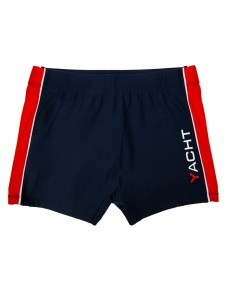 Плавки шорты для мальчика PL 12411263 Тёмно-синий Белый Красный