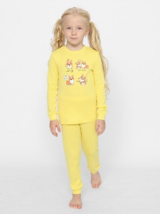 Пижама для девочки CWKG 50149-30 Желтый