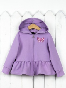 Куртка для девочки Baby Boom Р62/1-Ф Орхидея бабочки Б111