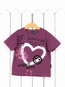 Футболка для девочки Baby Boom BB Ф106/3-К Виноград Б117